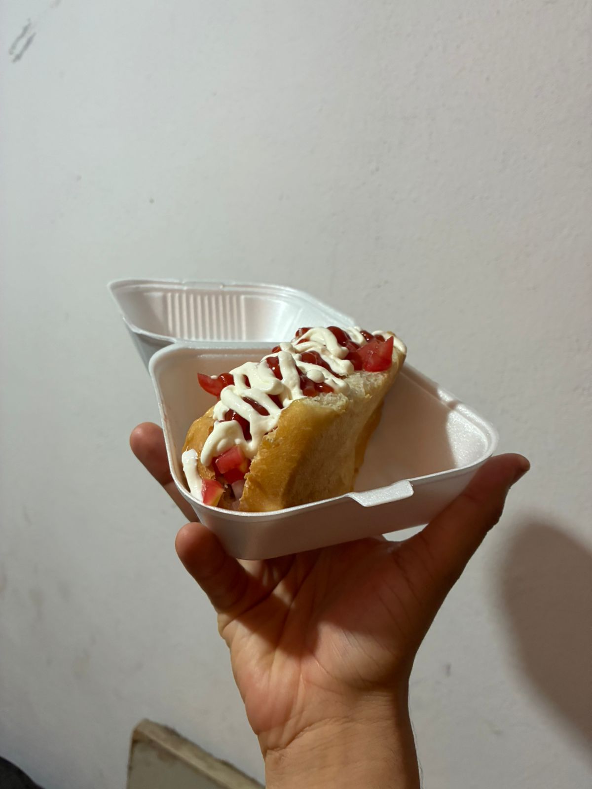 Hot dog crispy (agrégale papas por 15 pesos extra)