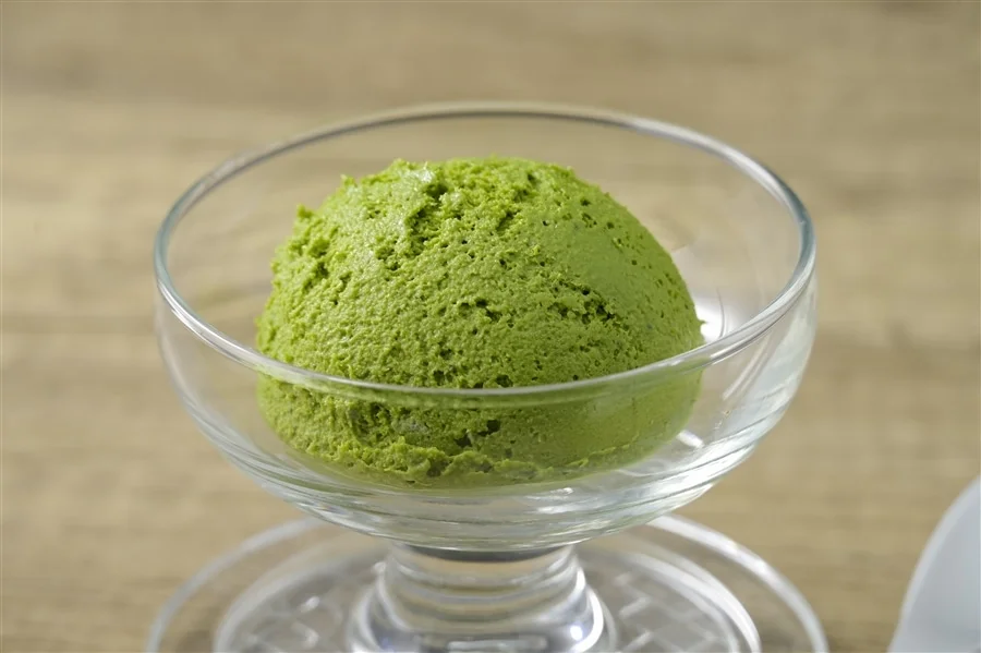 Helado de matcha