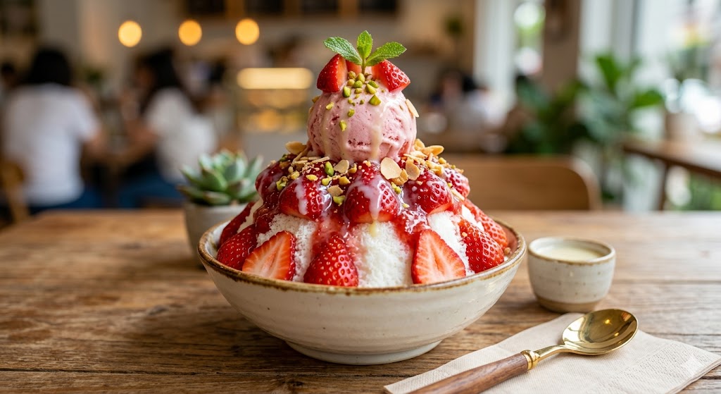 🍓 Strawberry Bingsu