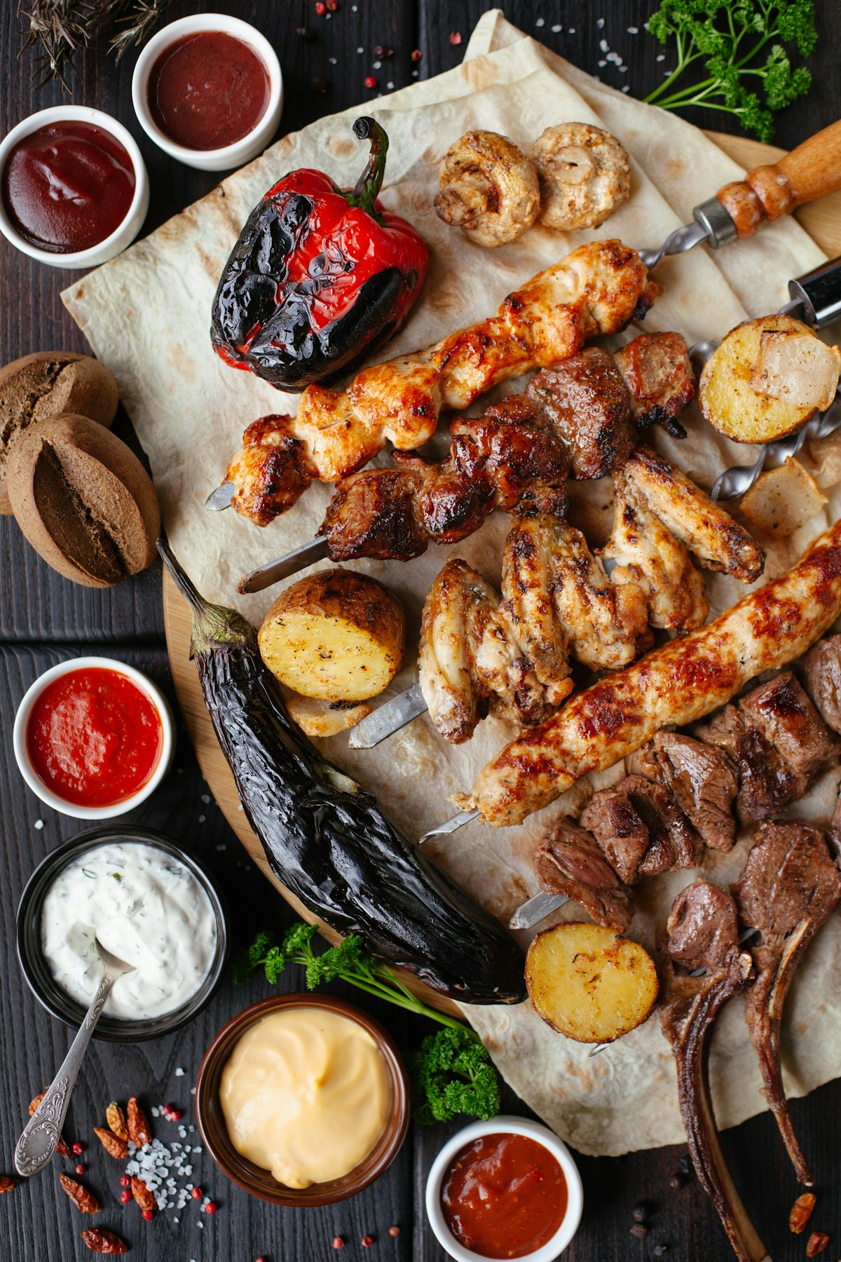 A plated restaurant dish built from simple, low-cost ingredients