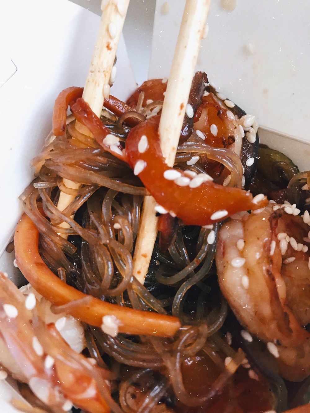Busan Japchae Rice Bowl