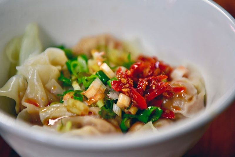 Wontons in Chili Oil